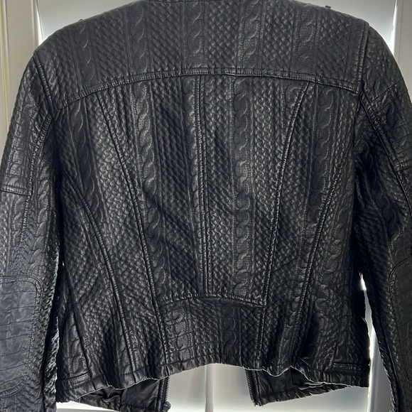 Blanc Noir black distressed look jacket - Picture 6 of 11